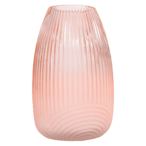 Dusk Ombre Ribbed Vase