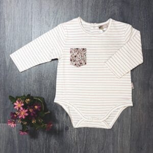 Baby Girls Pocket Onesie