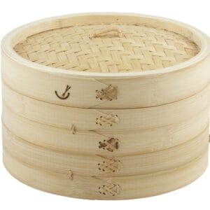 2 Tier Bamboo Steamer 20CM