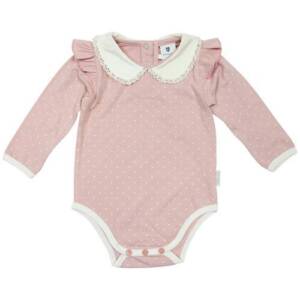 Baby Polka Collared Bodysuit