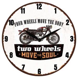 Home 21 Motorcycle Wall Clock
