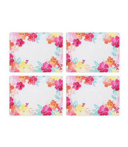 Home 19 Symphony Summer Bloom Place Mats Set of 4